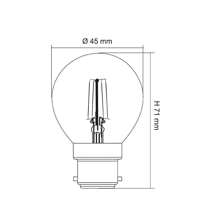 FANCY ROUND OPAL DIMMABLE LFR D - 4W