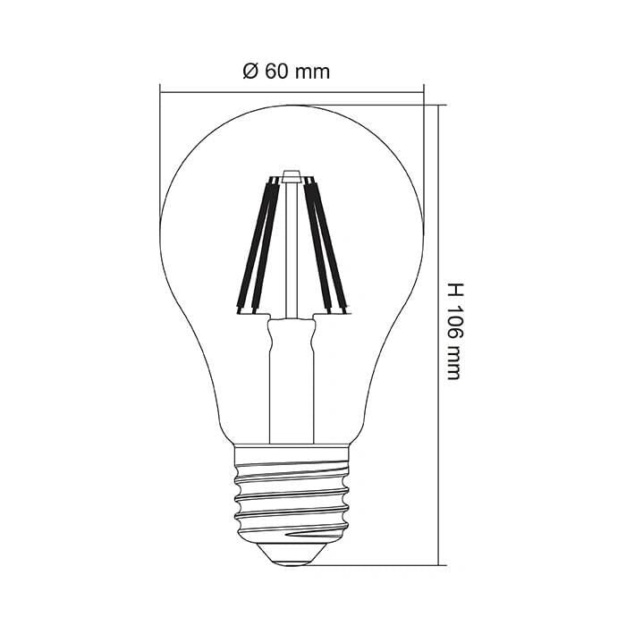 SAL LG5 CLEAR DIMMABLE - 4W