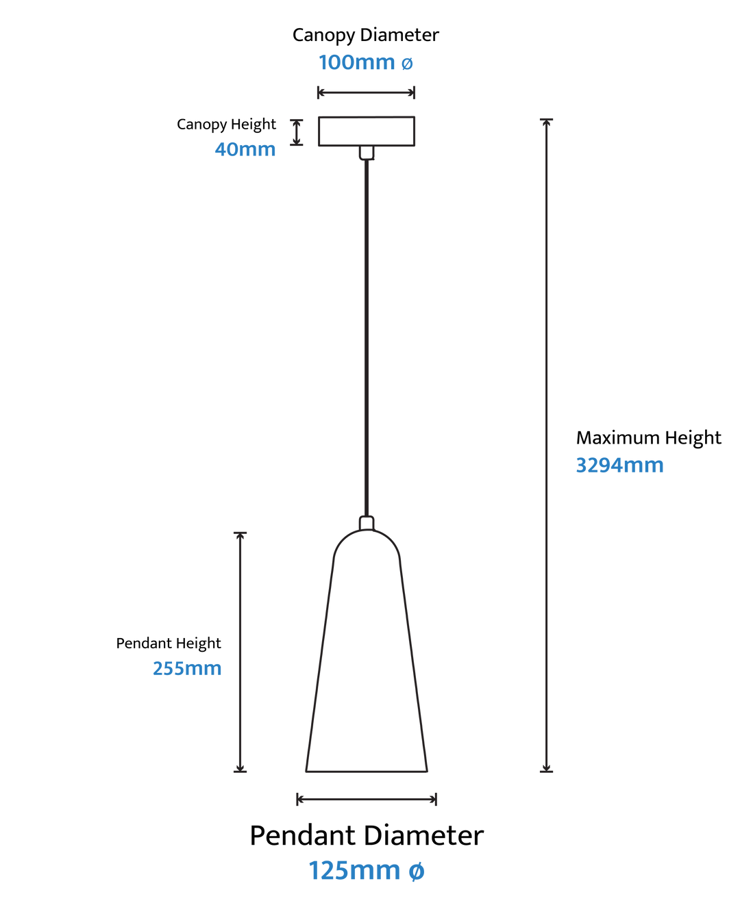 Calibo Skua Artisan Glass Tricolour LED Pendant Pendant