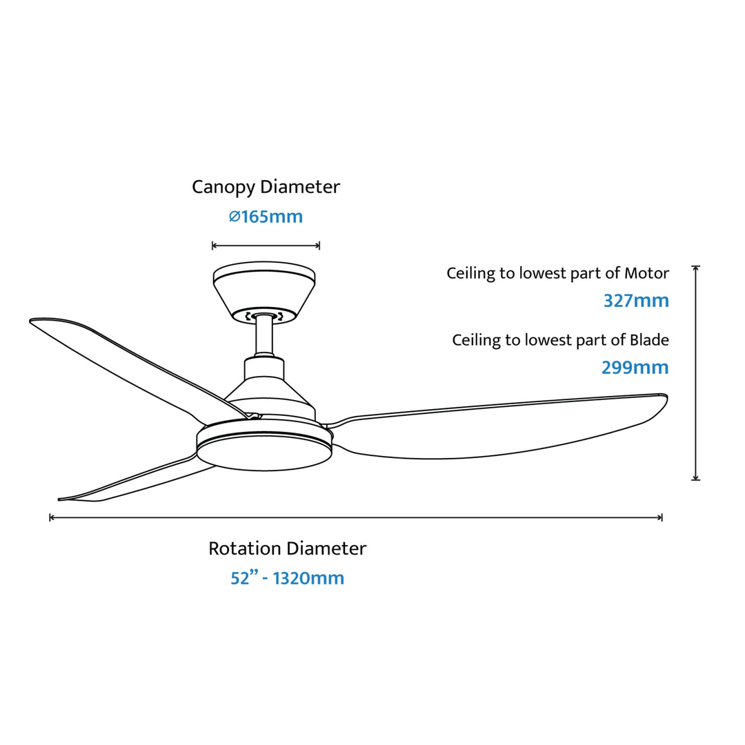 Clayfield DC Ceiling Fan Ceiling Fan