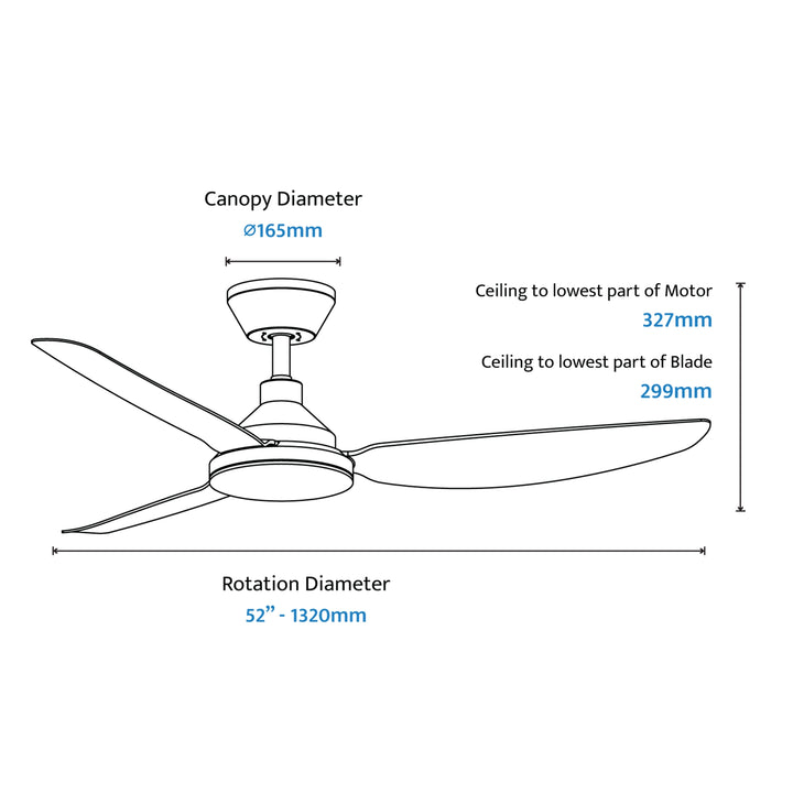 Clayfield DC Ceiling Fan Ceiling Fan
