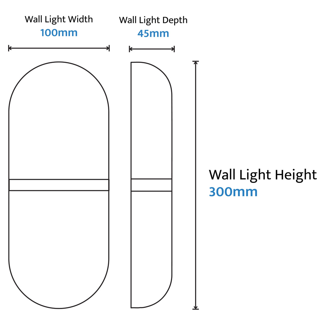 Calibo Bower Modern Alabaster Stone Capsule LED Wall Light