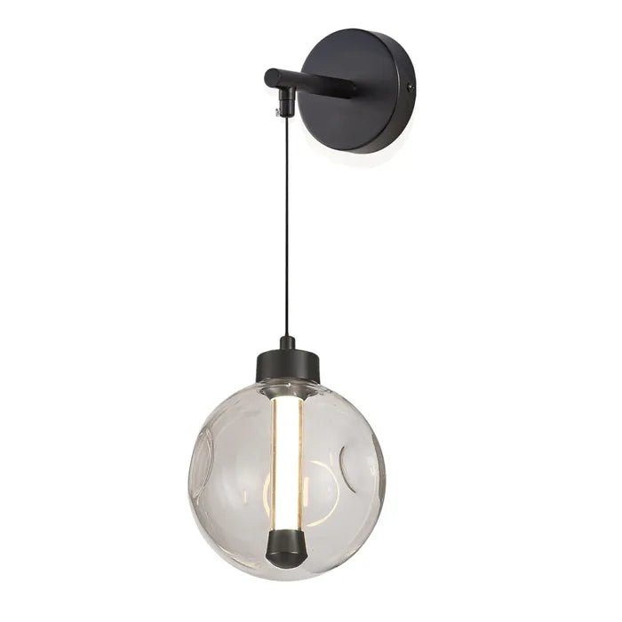 Meteor 1 Wall Light Black Wall light