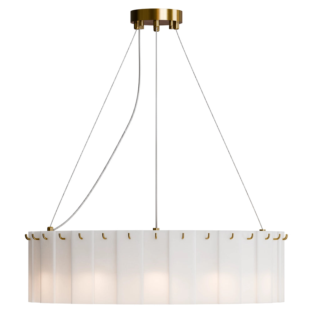 Calibo Mirage 12 Light Alabaster Stone 600mm Round Pendant Pendant