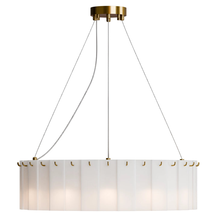 Calibo Mirage 12 Light Alabaster Stone 600mm Round Pendant Pendant
