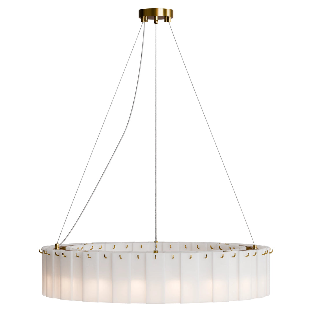 Calibo Mirage 18 Light Alabaster Stone 800mm Round Pendant Pendant