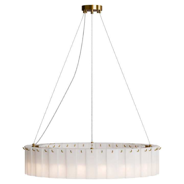 Calibo Mirage 18 Light Alabaster Stone 800mm Round Pendant Pendant