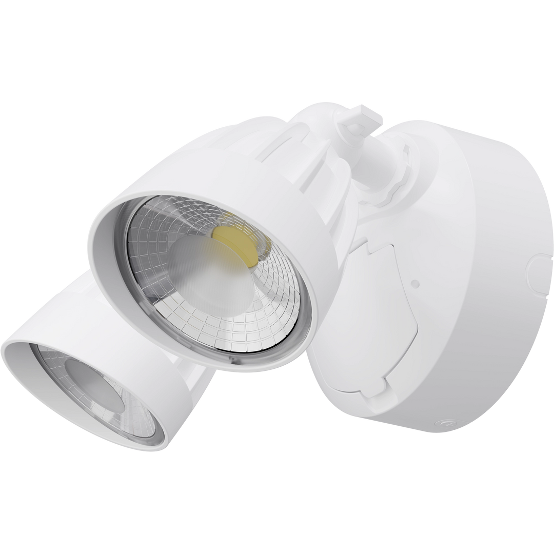 Calibo Nighthawk Double LED Spotlight with Sensor White Flood and Sensor light