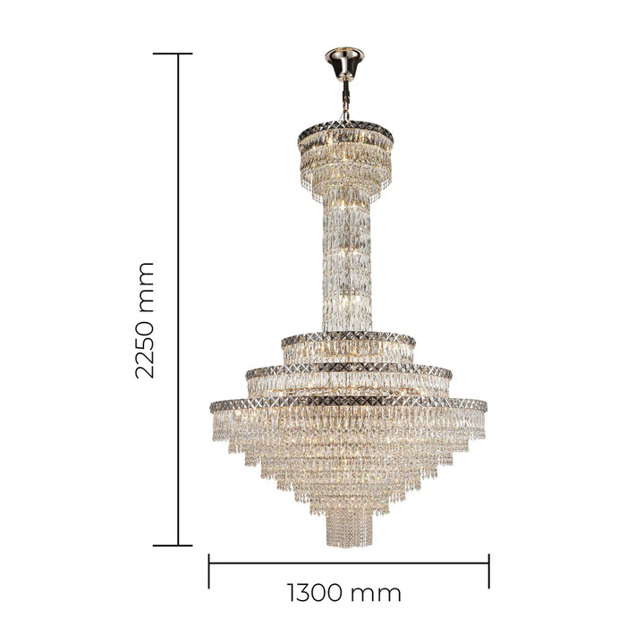 Noor Crystal Chandelier Chandelier