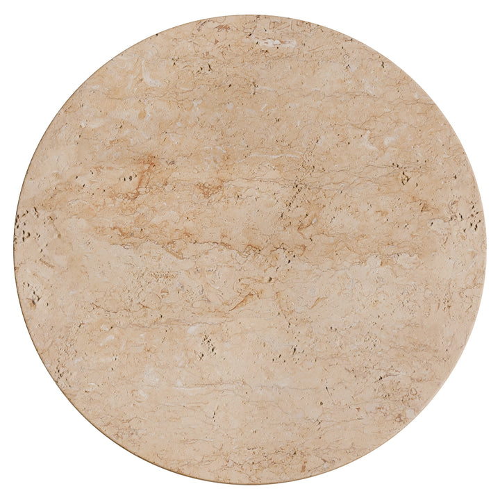 Calibo Orville 200mm/300mm Travertine Stone Eclipse Wall Light - Beige