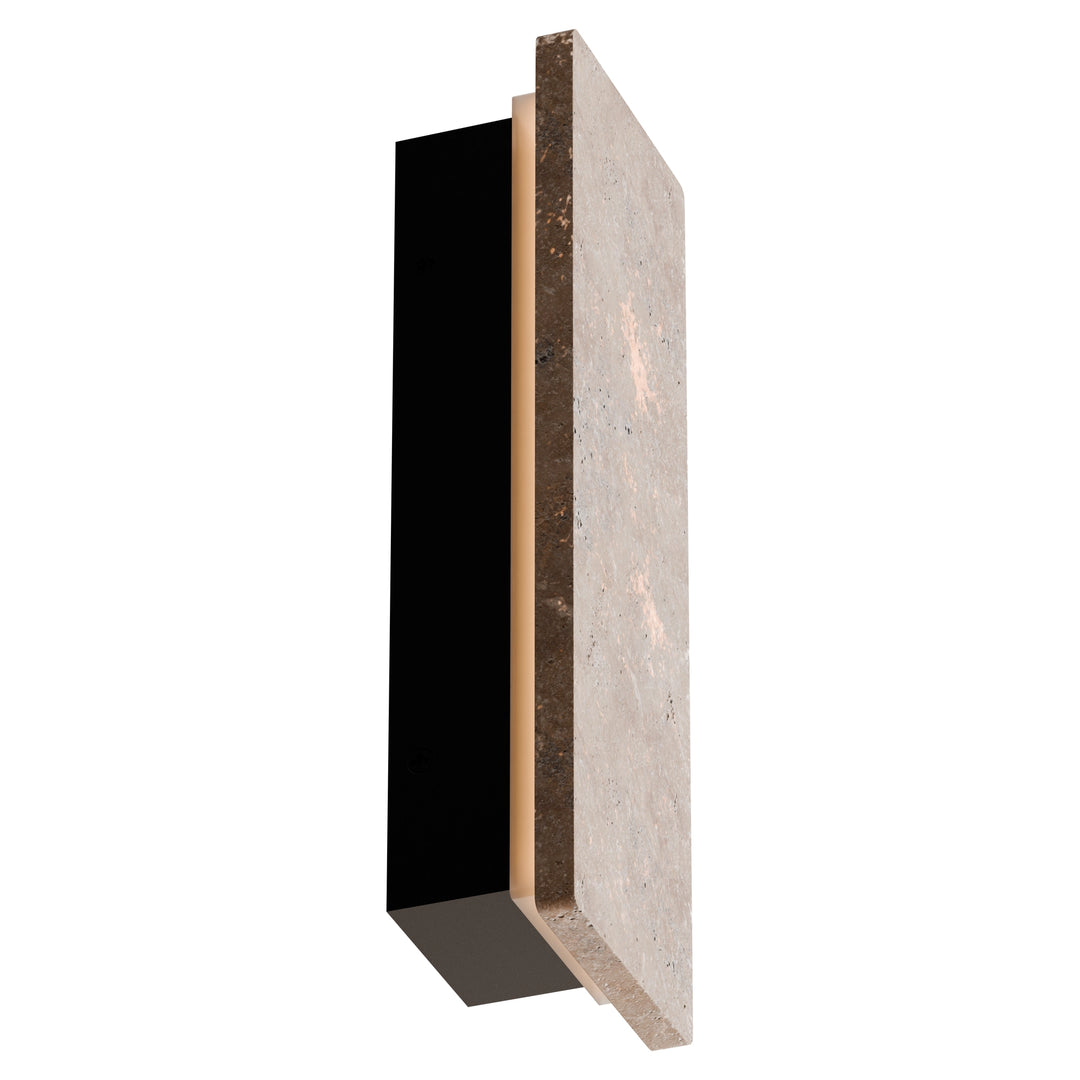 Calibo Orville Travertine Stone Slim Outdoor LED Wall Light WALL LIGHT