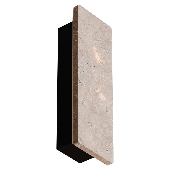 Calibo Orville Travertine Stone Slim Outdoor LED Wall Light WALL LIGHT