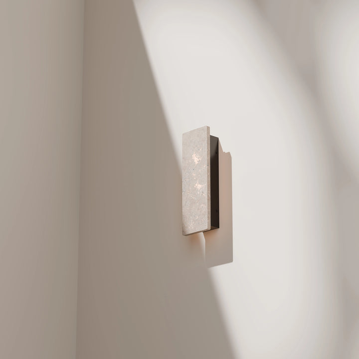 Calibo Orville Travertine Stone Slim Outdoor LED Wall Light WALL LIGHT