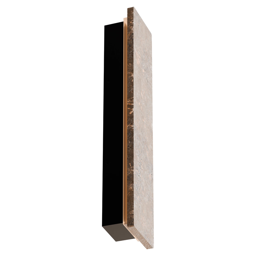 Calibo Orville Travertine Stone Slim Outdoor LED Wall Light WALL LIGHT