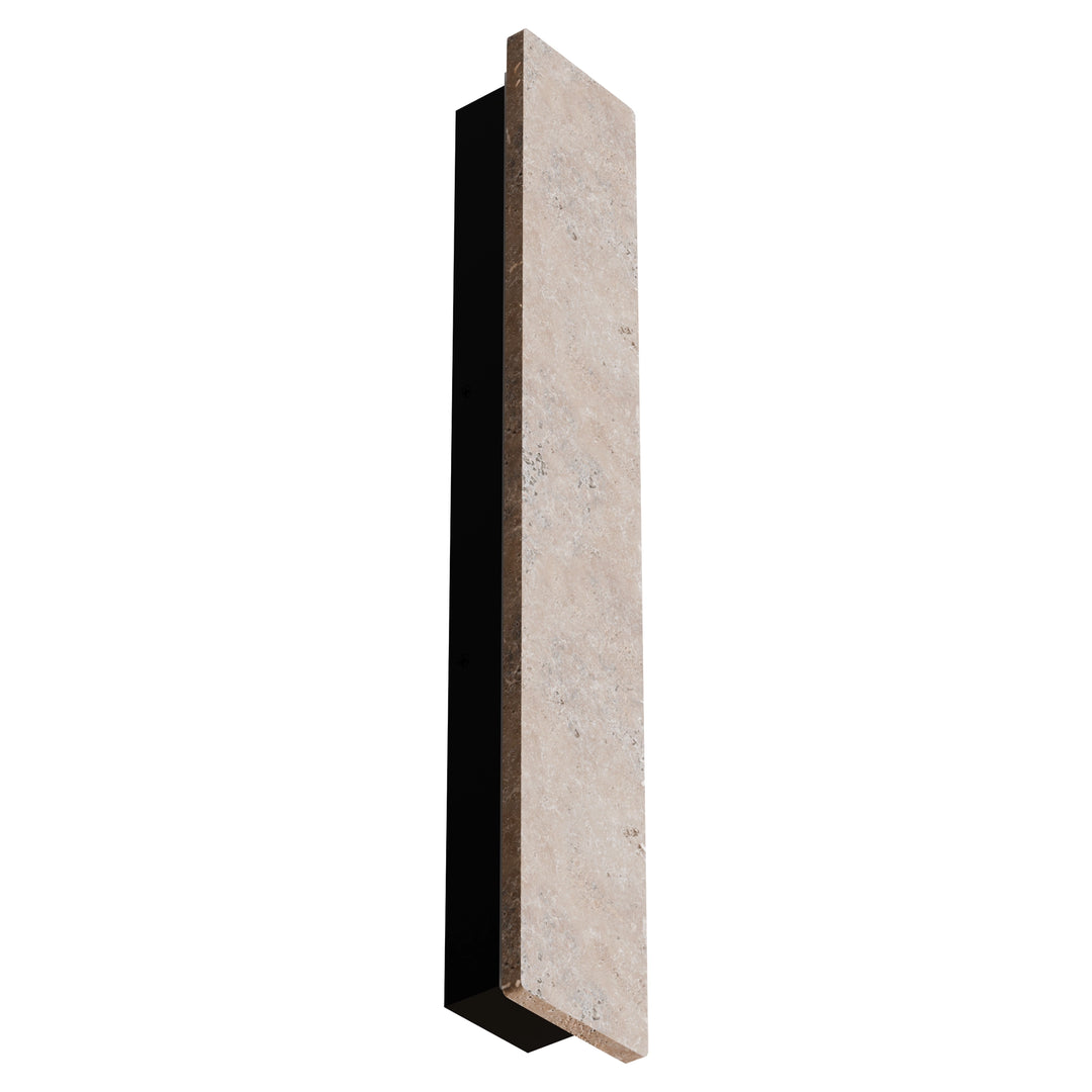 Calibo Orville Travertine Stone Slim Outdoor LED Wall Light WALL LIGHT