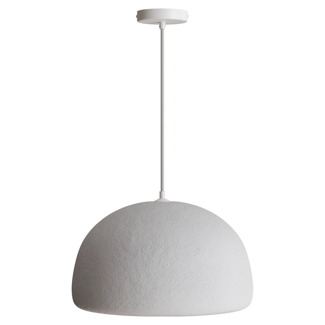 Calibo Passerine Wabi Sabi Textured Dome Pendant 43cm Pendant