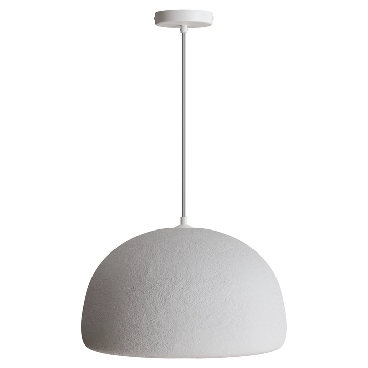 Calibo Passerine Wabi Sabi Textured Dome Pendant 43cm Pendant