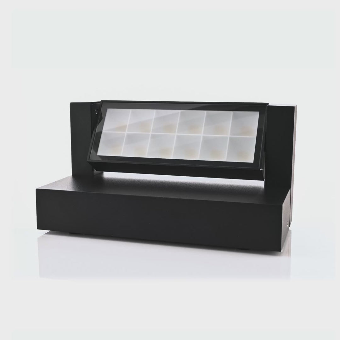 HV3732T-BLK - Locu Aluminium Black 24w Adjustable LED Floodlight