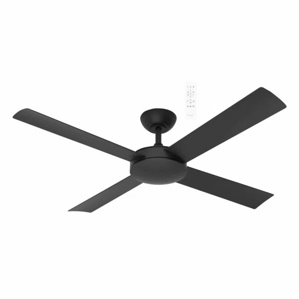 Quantum DC 48″ & 52″ DC Ceiling Fan With Remote Control 52Inch Black Ceiling Fan