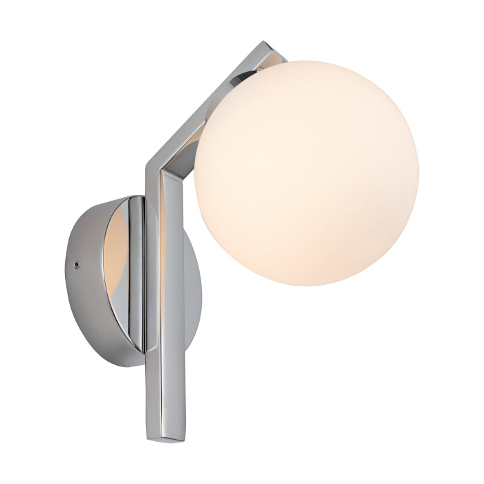 Rayna IP Rated 1lt Wall Light Chrome WALL LIGHT