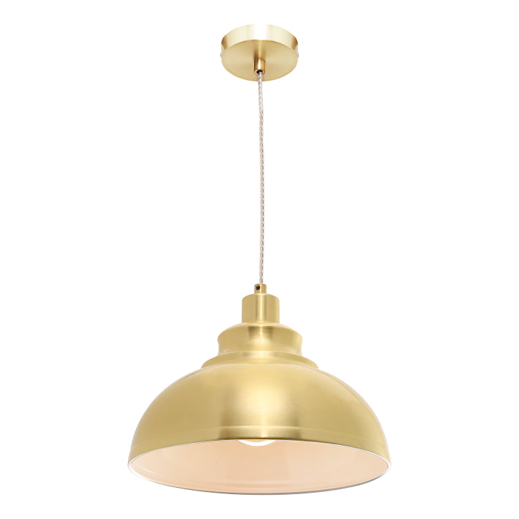 Cougar Risto 1lt Pendant Satin Brass Pendant