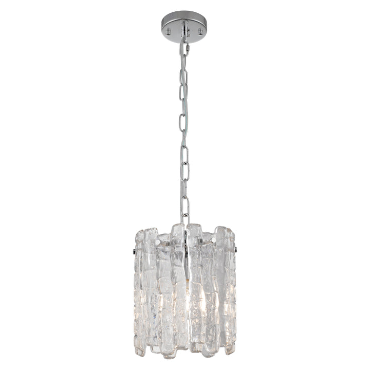Riviera 1lt Pendant Chrome/Gold Chrome Chandelier