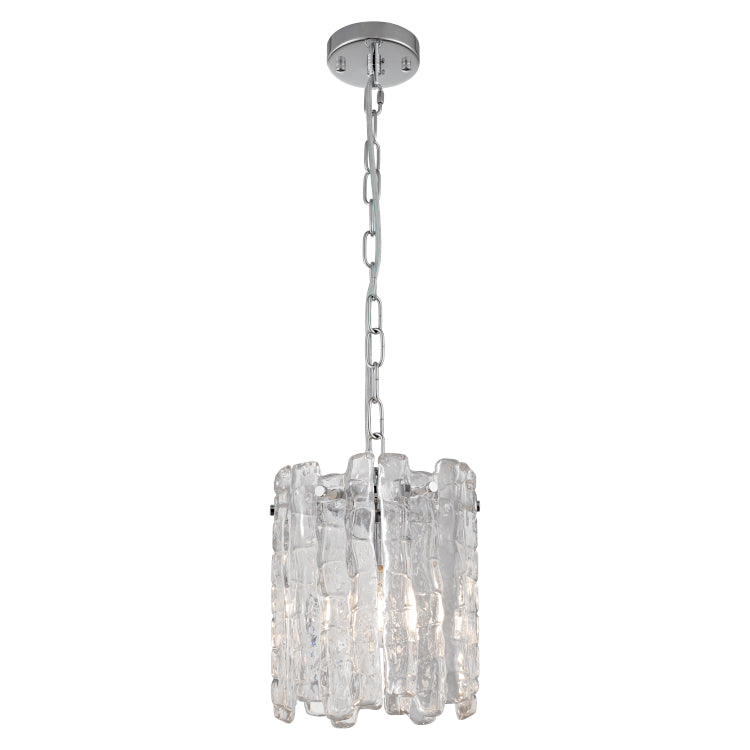 Riviera 1lt Pendant Chrome/Gold Chrome Chandelier