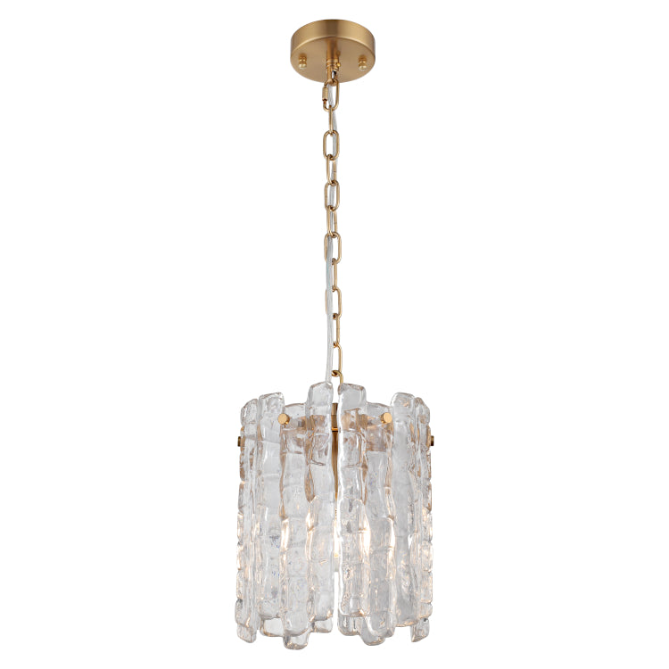 Riviera 1lt Pendant Chrome/Gold Gold Chandelier