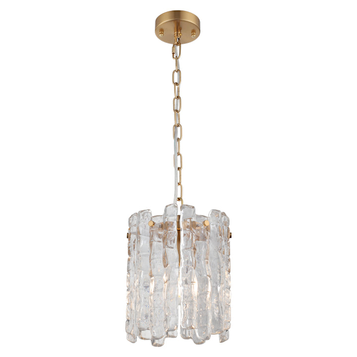 Riviera 1lt Pendant Chrome/Gold Gold Chandelier
