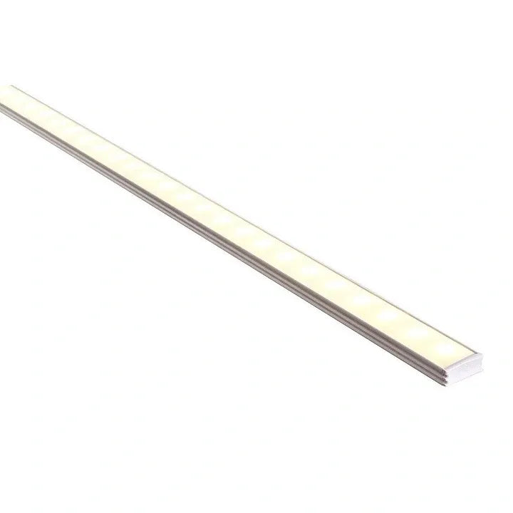 HV9693-1707- White Shallow Square Aluminium Profile