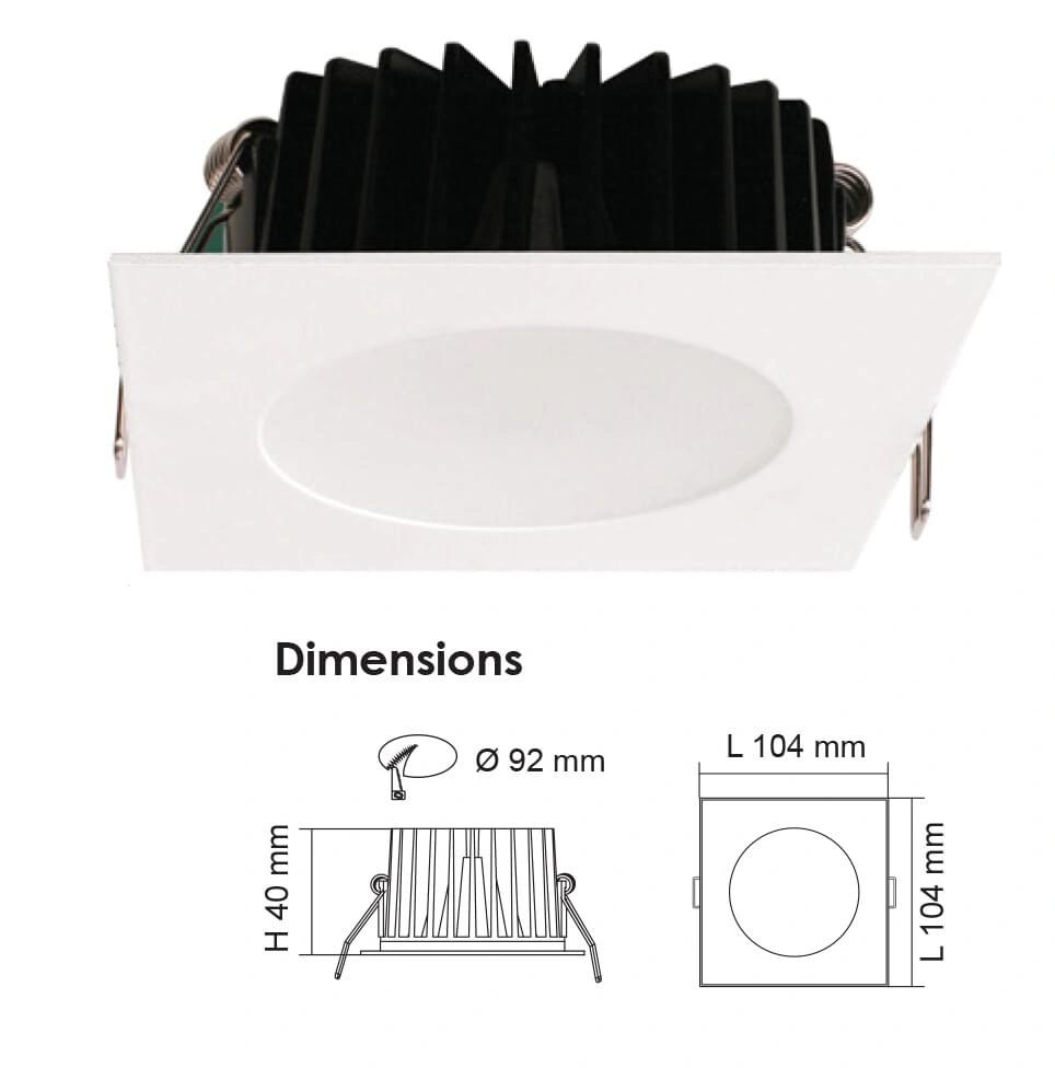 SAL ECOGEM S9041TC SQUARE - 10W