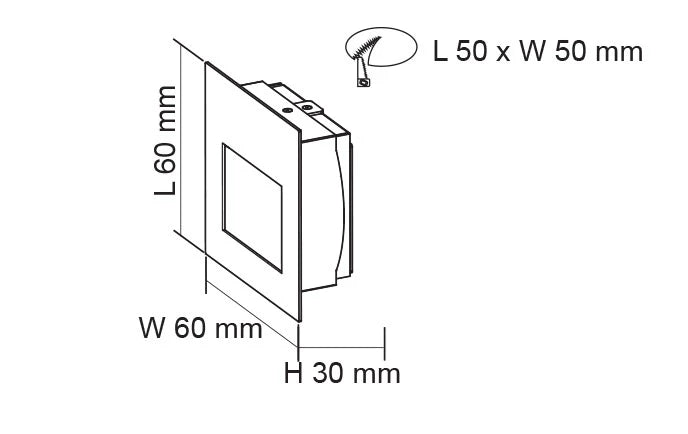 LEEMAN MINI S9319 - 1.5W step light