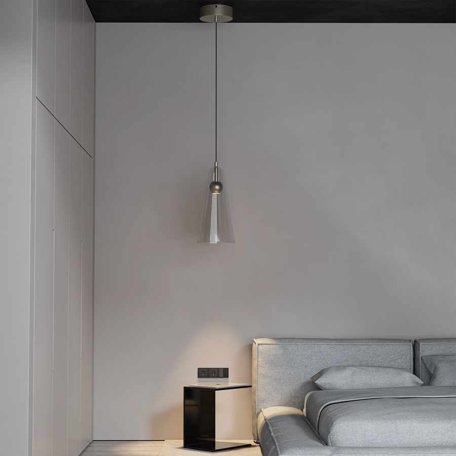 Calibo Skua Artisan Glass Tricolour LED Pendant Pendant
