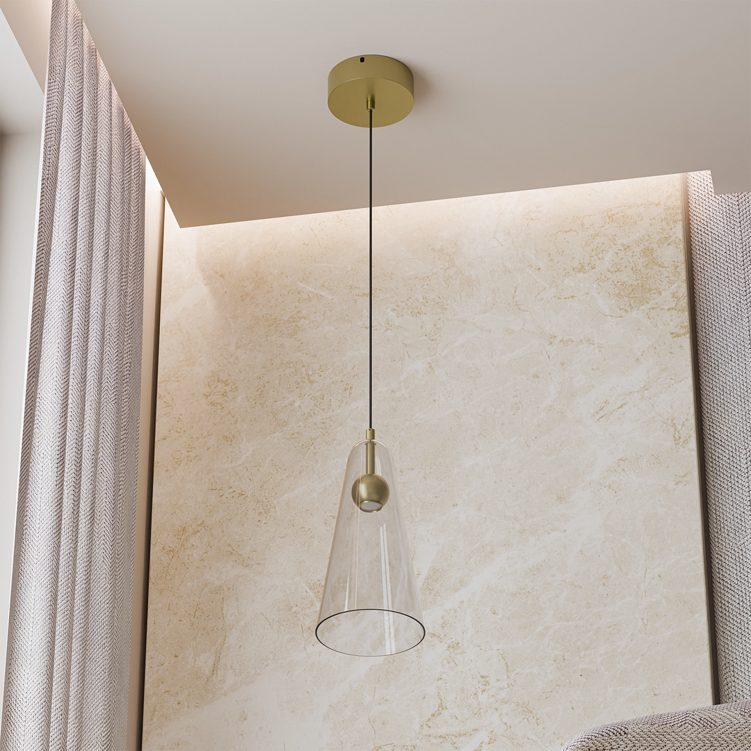 Calibo Skua Artisan Glass Tricolour LED Pendant Pendant