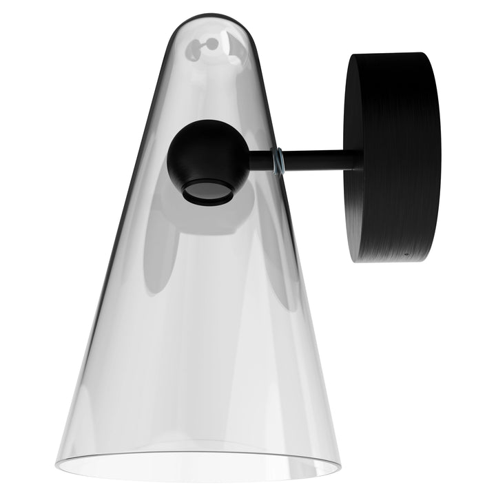 Calibo Skua Artisan Glass Tricolour LED Wall Light Black WALL LIGHT