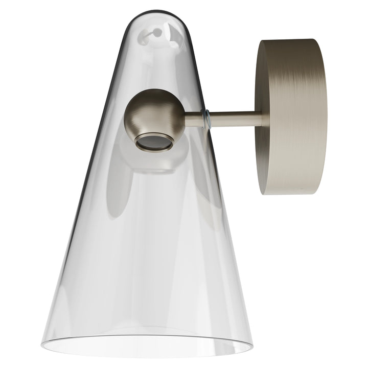 Calibo Skua Artisan Glass Tricolour LED Wall Light Brushed Nickel WALL LIGHT