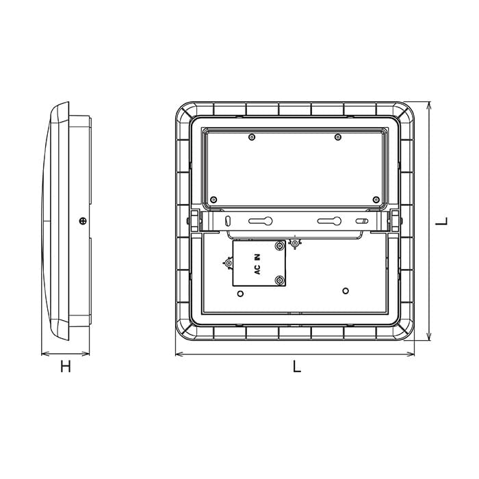 CUSHION DIMMABLE SL3247 -12/30W