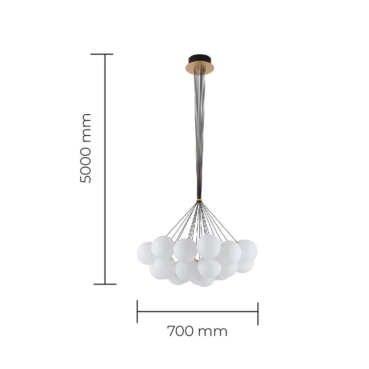 Solara 19 and 37 Light Pendant Pendant