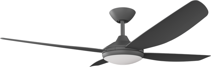 Vanga DC Fan with Black/ white Blades with Light